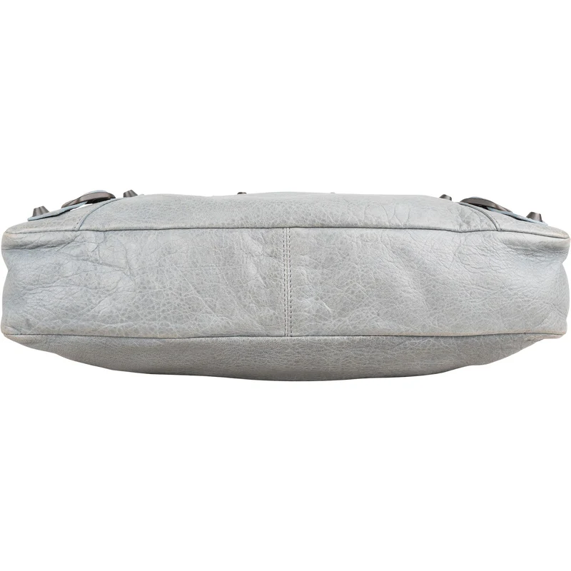 Balenciaga Grey Leather Classic City Handbag