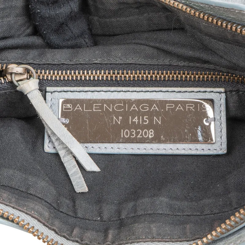 Balenciaga Grey Leather Classic City Handbag