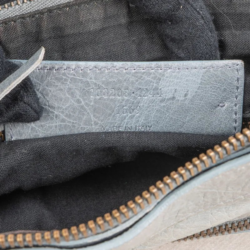 Balenciaga Grey Leather Classic City Handbag