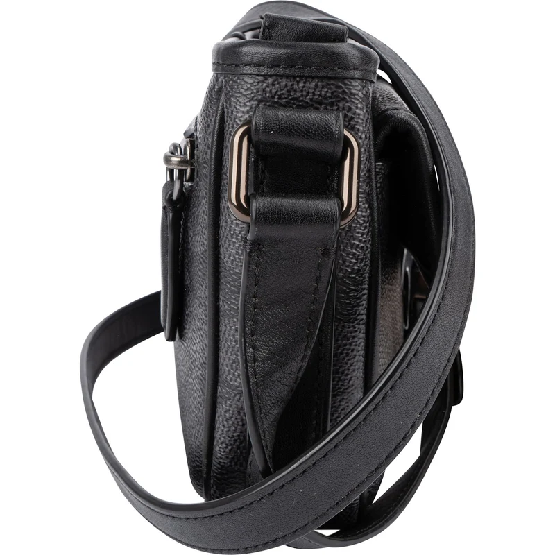 Coach Monogram Signature Canvas League 19 Crossbody Bag