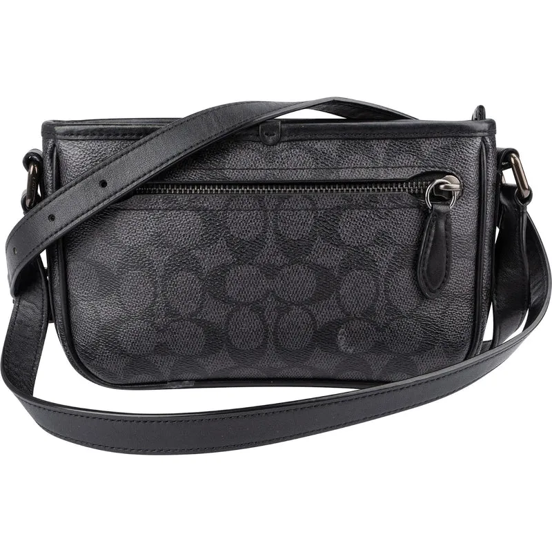 Coach Monogram Signature Canvas League 19 Crossbody Bag