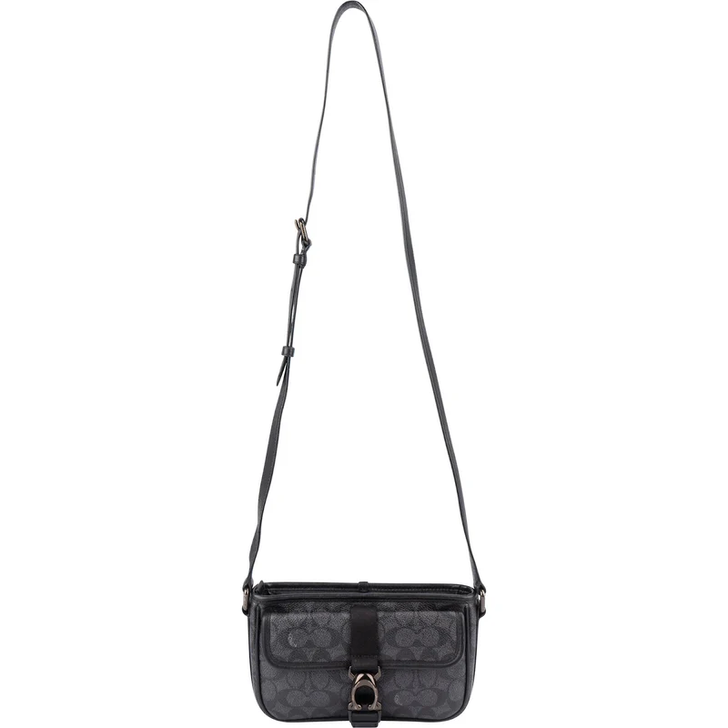 Coach Monogram Signature Canvas League 19 Crossbody Bag