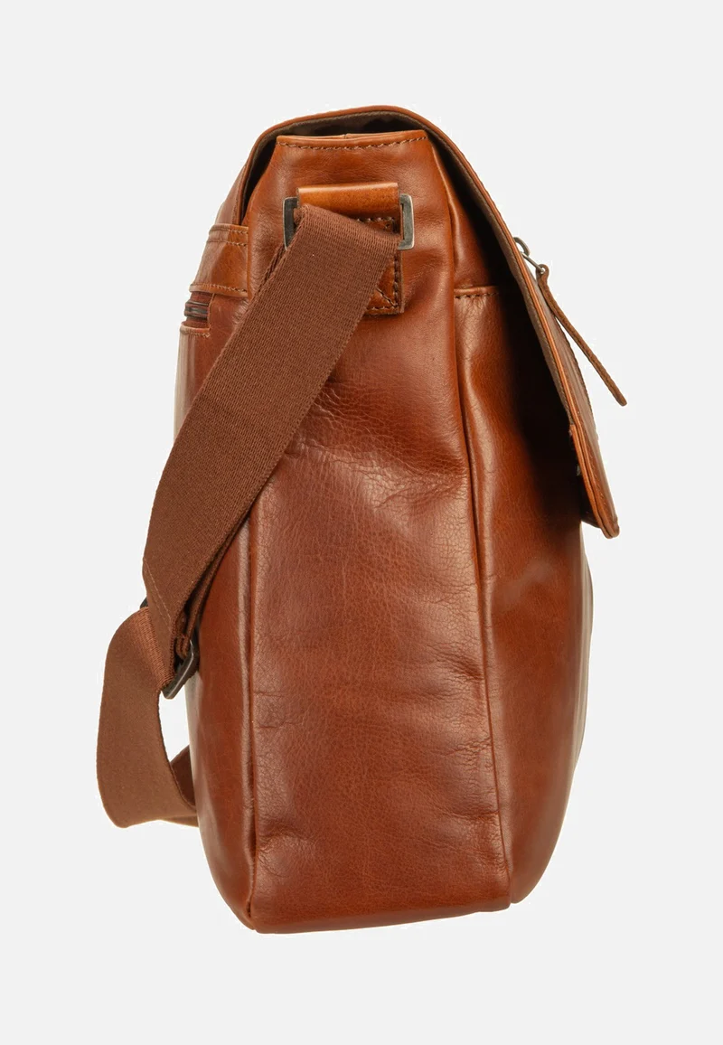 Waxy Vintage A4 Messenger Tobacco Nut - Umhängetasche