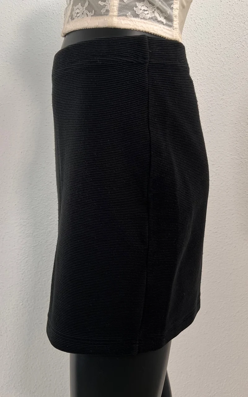 Vintage 90s Rib Miniskirt