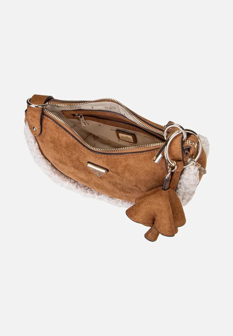 Katie Convertible Suede 53180 Cognac - Schultertasche