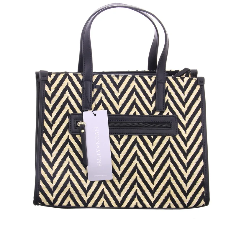 EMILY & NOAH Schultertasche Schwarz