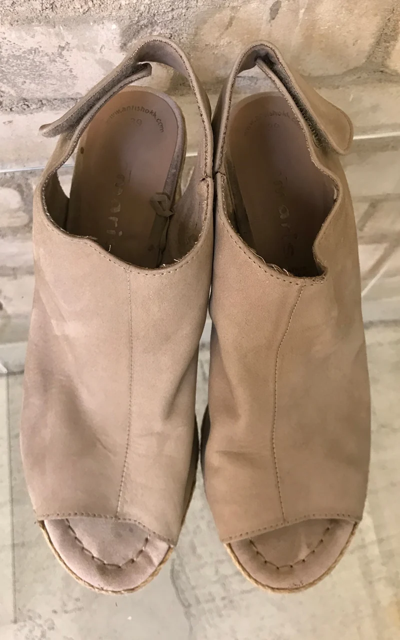 Vintage 90s Suede Mules