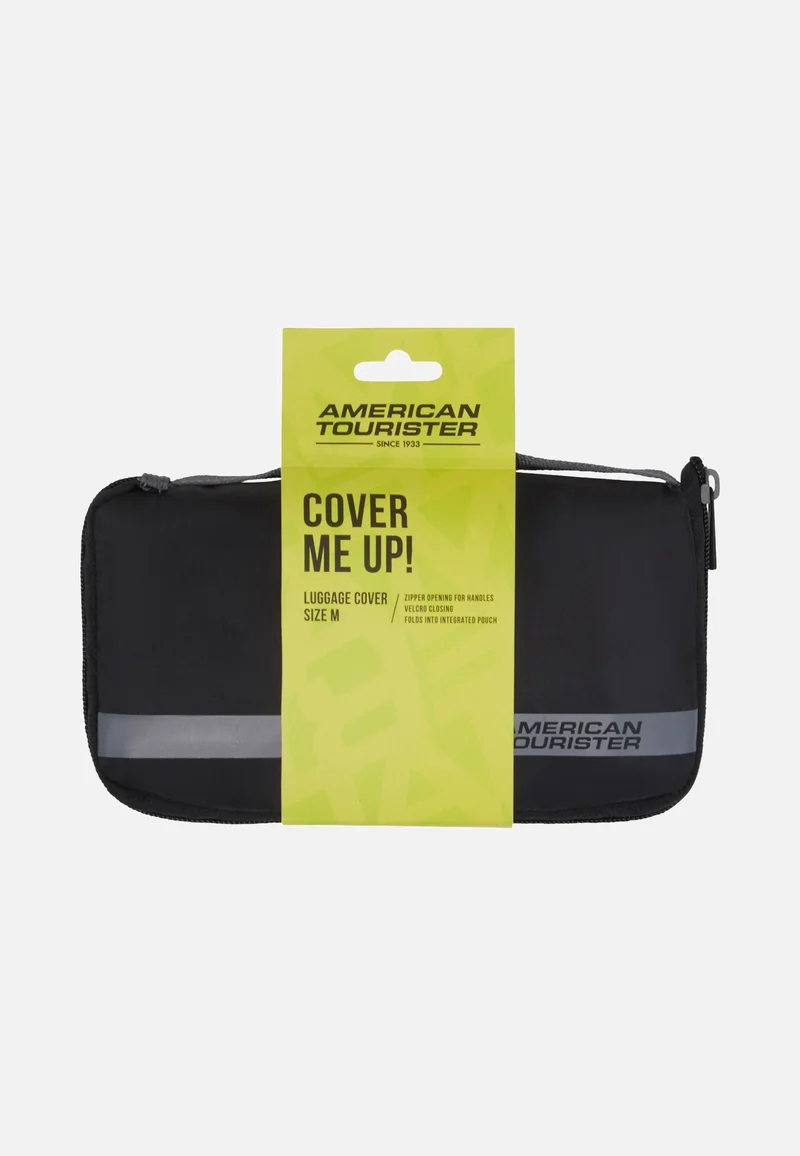 Foldable Luggage Cover M Black/Grey - Accessories
