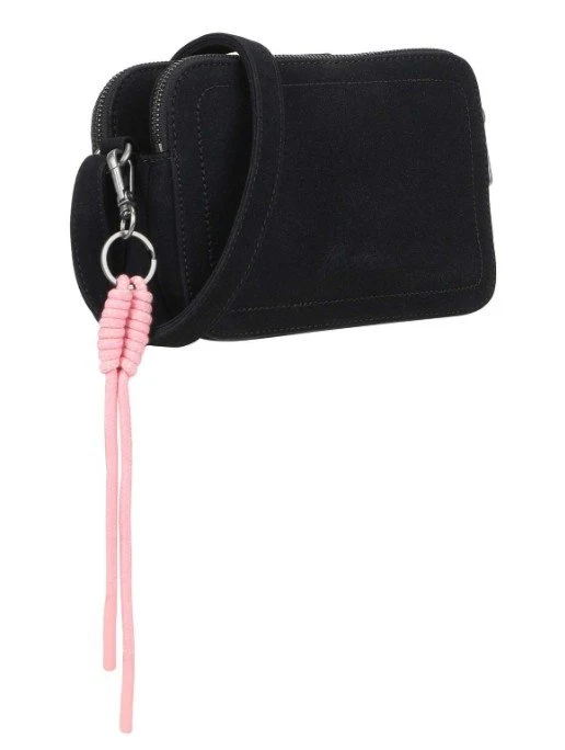 Fritzi aus Preußen Jony Suede Jacky Cross Bag Tasche Damen Schwarz