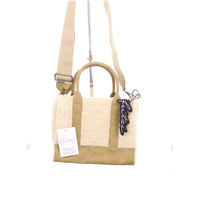Fritzi aus Preußen Square Limited Teddy Shopper Tasche Damen Creme