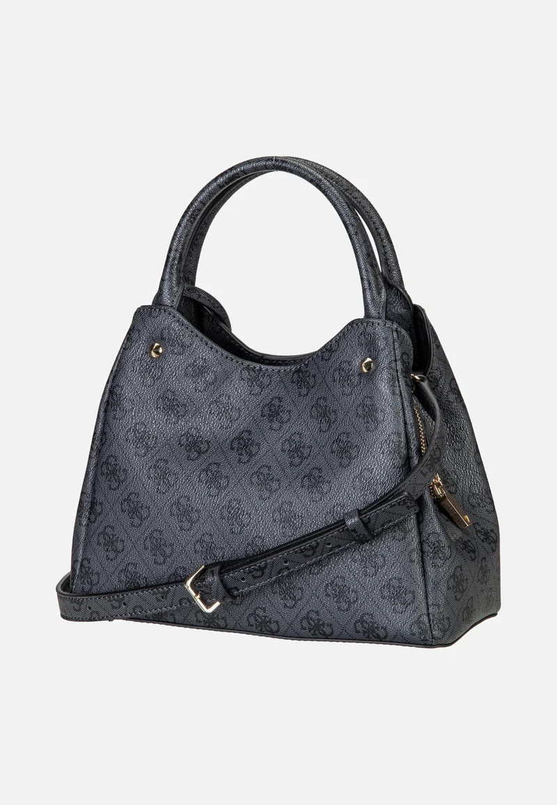 Lorella Logo Small Girlfriend 84220 Coal Logo - Henkeltasche