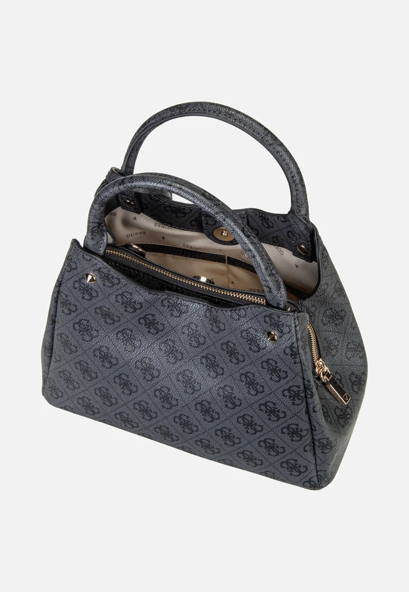 Lorella Logo Small Girlfriend 84220 Coal Logo - Henkeltasche