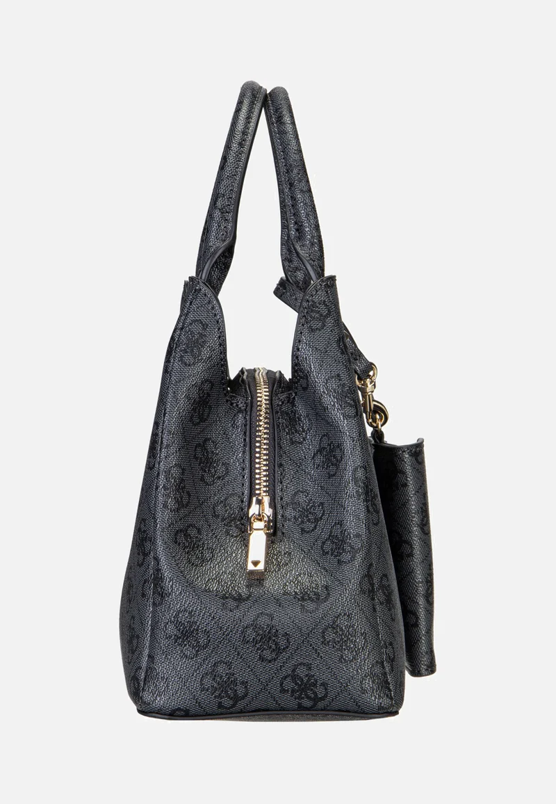 Lorella Logo Small Girlfriend 84220 Coal Logo - Henkeltasche