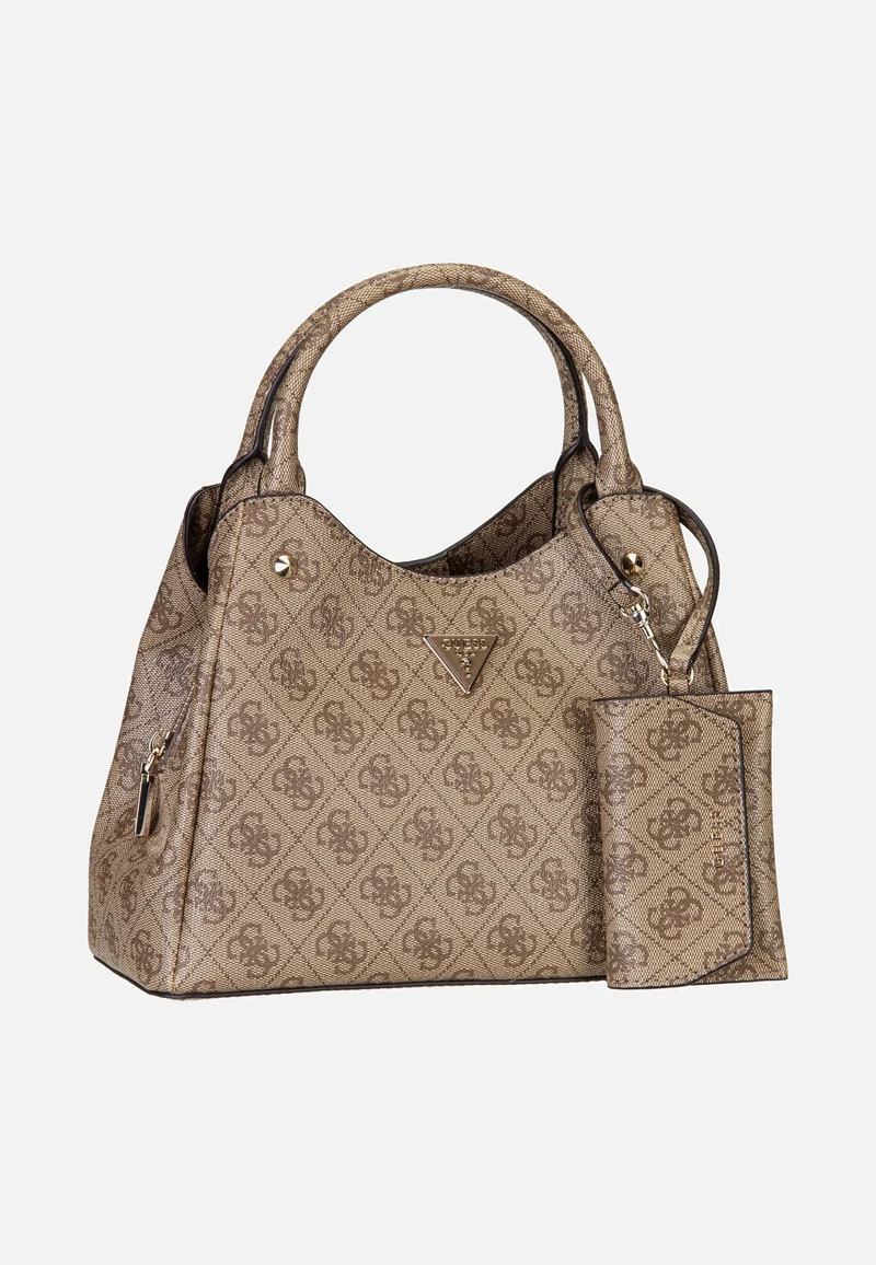 Lorella Logo Small Girlfriend 84220 Latte Logo - Henkeltasche