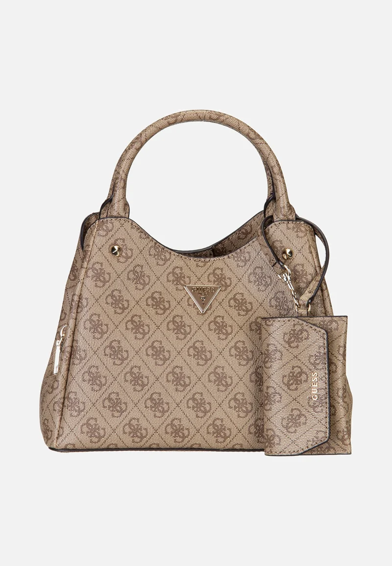 Lorella Logo Small Girlfriend 84220 Latte Logo - Henkeltasche
