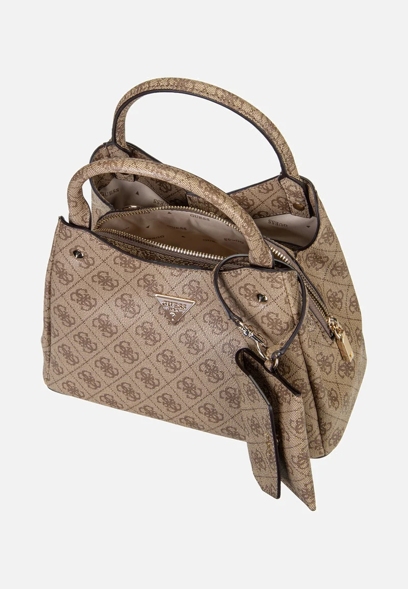 Lorella Logo Small Girlfriend 84220 Latte Logo - Henkeltasche