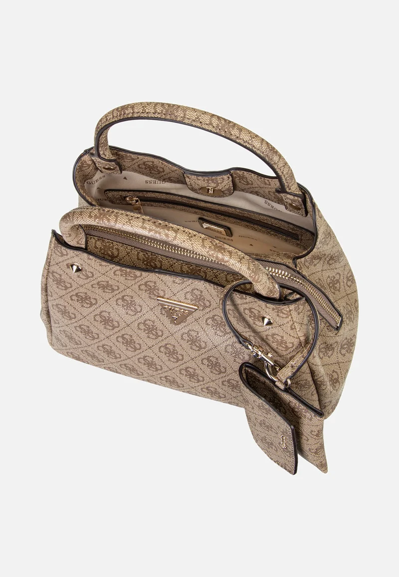 Lorella Logo Small Girlfriend 84220 Latte Logo - Henkeltasche