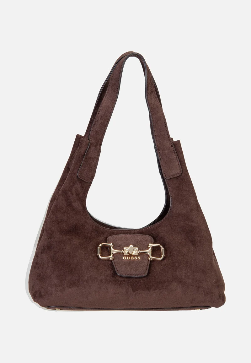 Sunset Small Suede 14010 Espresso - Schultertasche