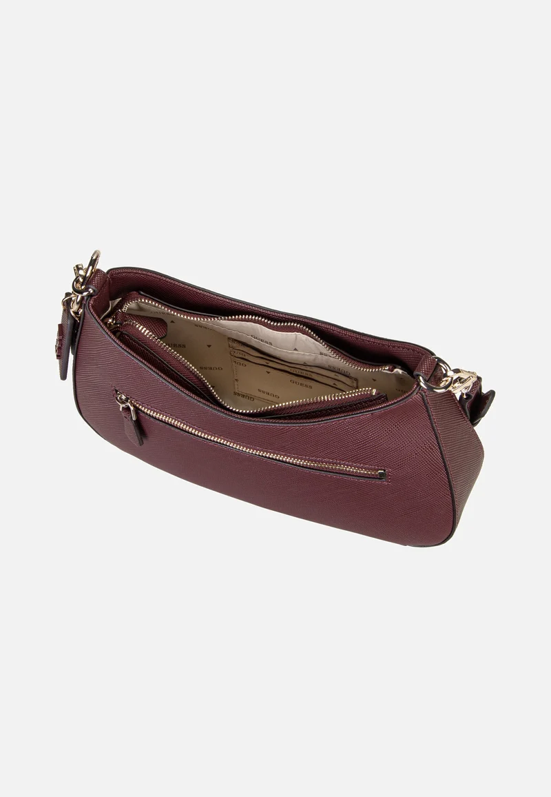 Noelle II Top Zip Saffiano 72180 Burgundy - Abendtasche