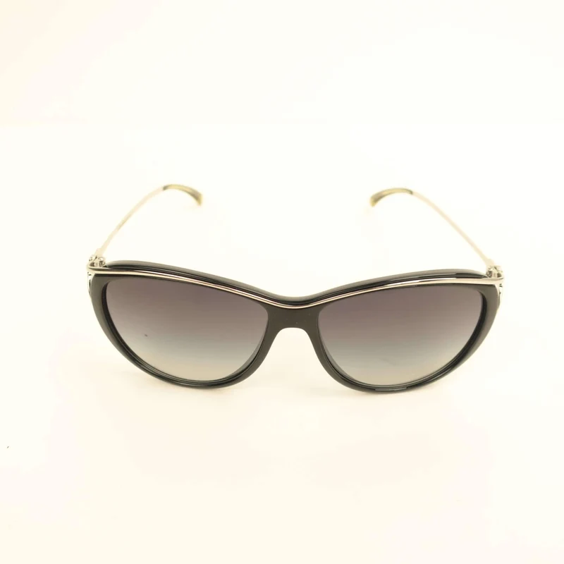 Chanel Cat Eye Bow Sunglasses Black