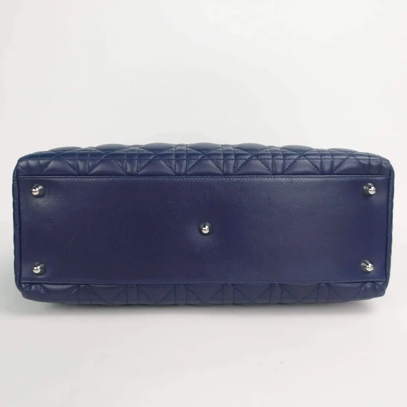 Dior Lady Dior Large Lambskin Shoulder Bag