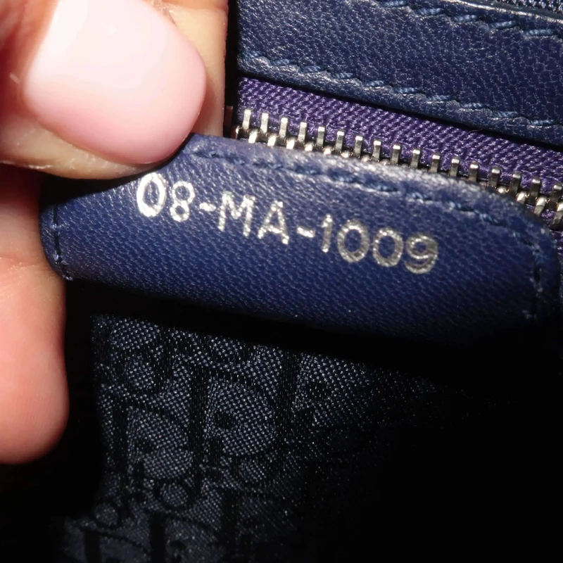 Dior Lady Dior Large Lambskin Shoulder Bag