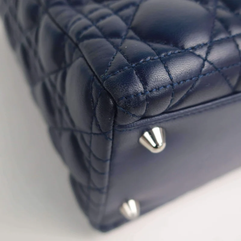 Dior Lady Dior Large Lambskin Shoulder Bag