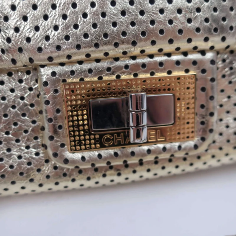 Chanel Drill Perforated Leather Flap Bag
