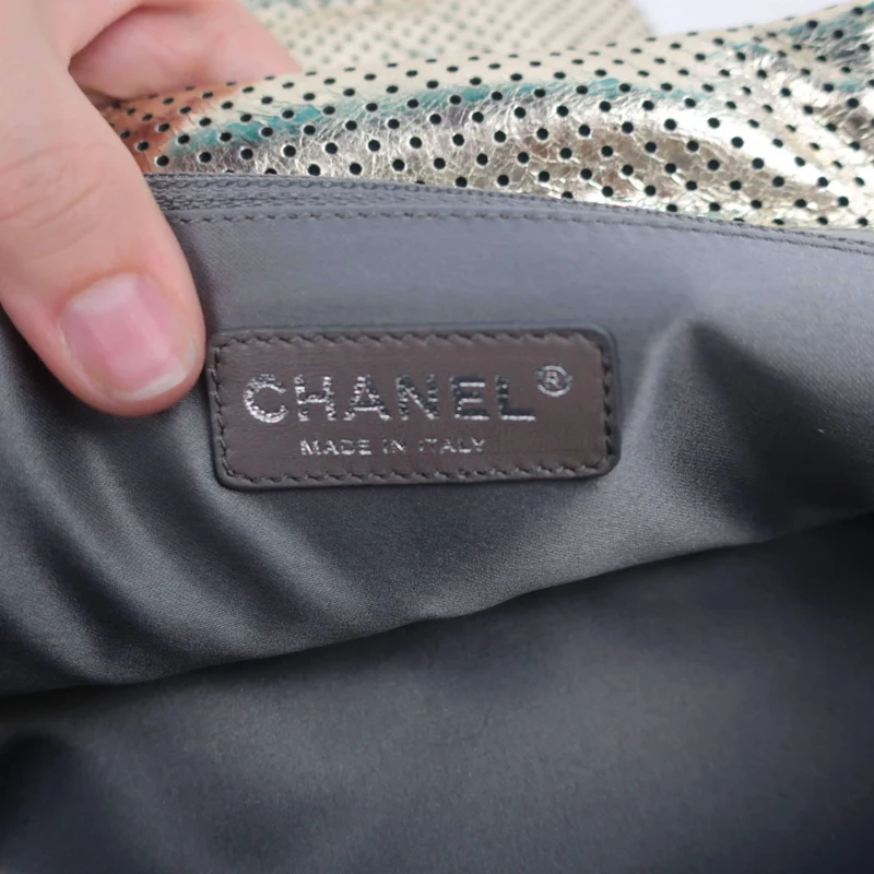 Chanel Drill Perforated Leather Flap Bag