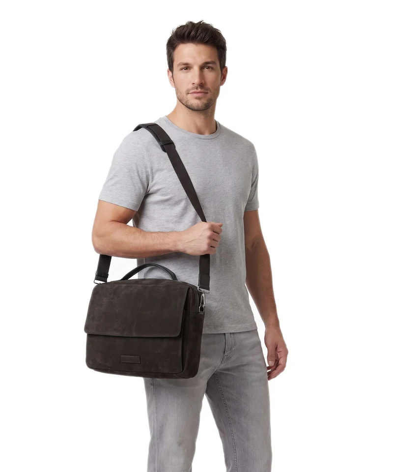Marc O'Polo Emil M Aktentasche burnt coffee