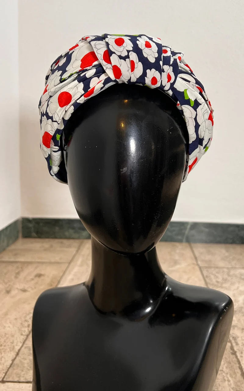 Vintage 70s Turban Hat