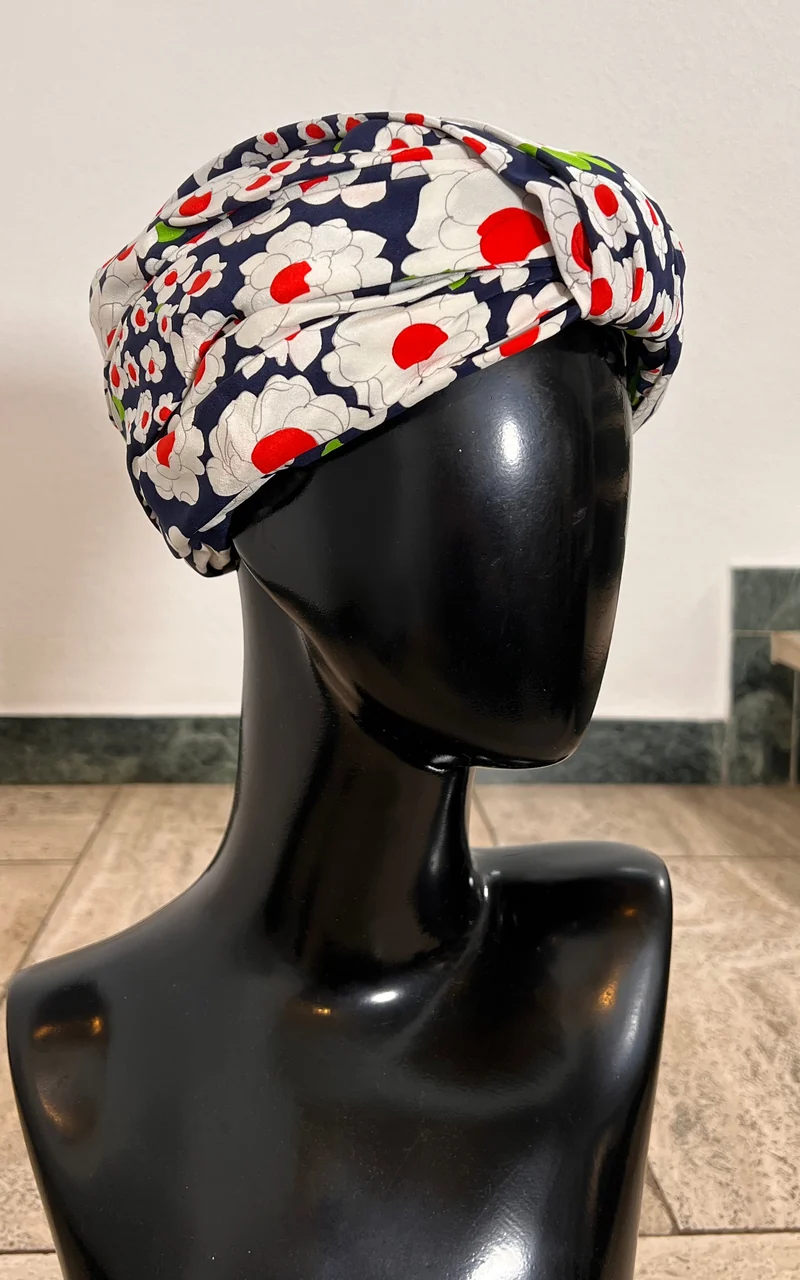 Vintage 70s Turban Hat