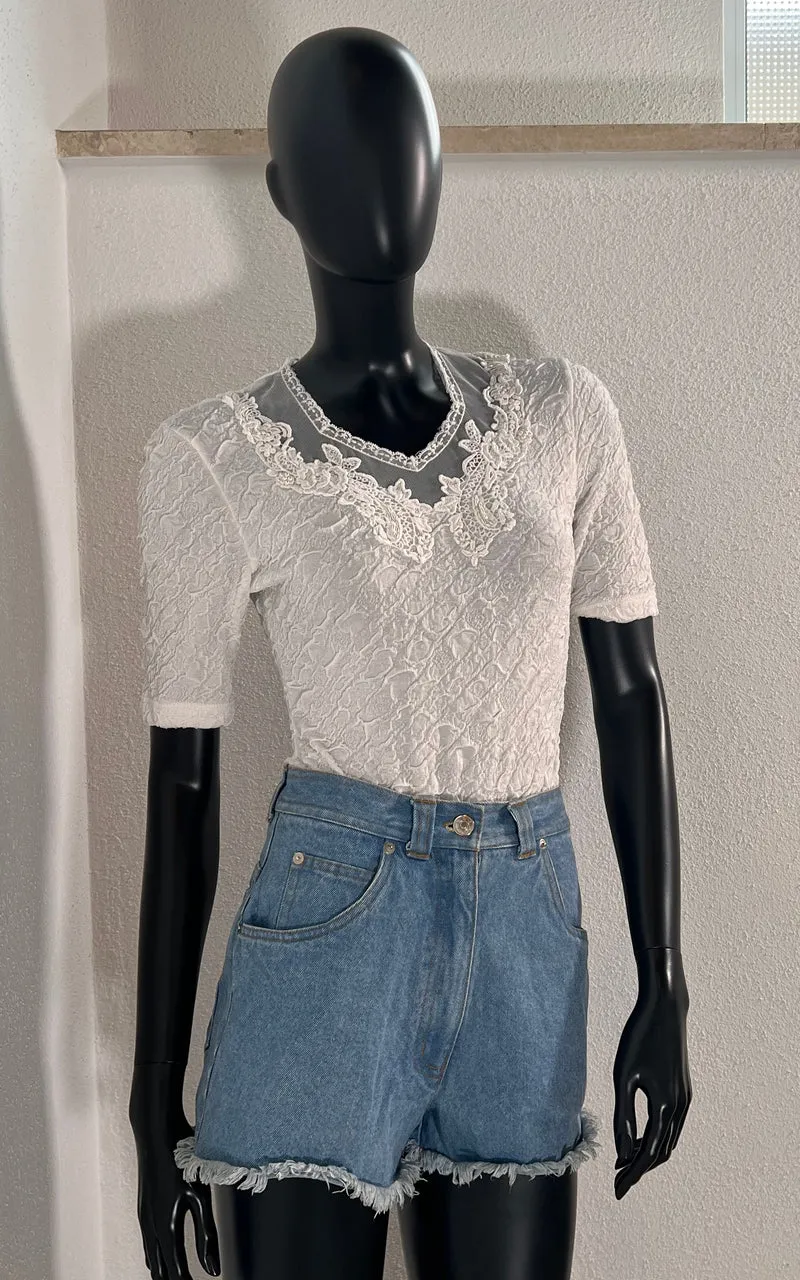 Vintage Highwaisted Denim Shorts