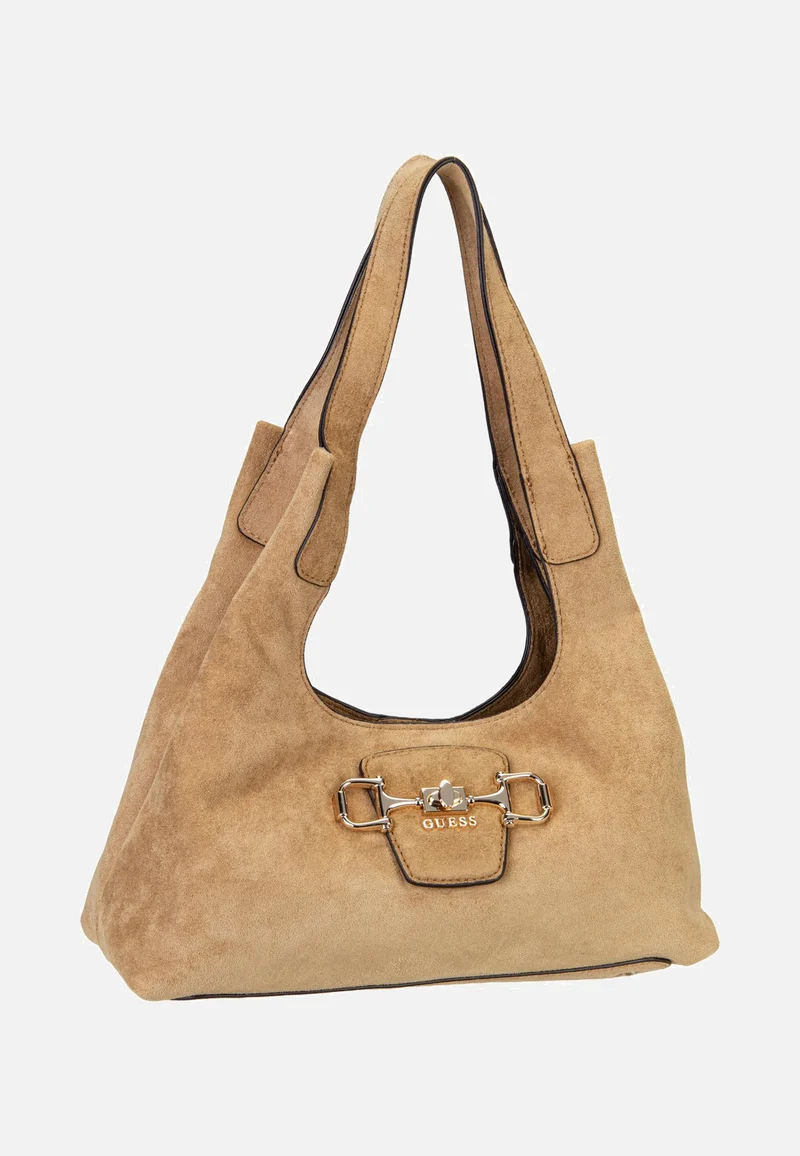 Sunset Small Suede 14010 Tan - Schultertasche