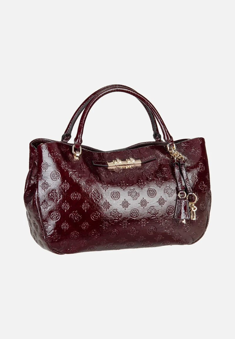 Carmella Girlfriend 25060 Burgundy Logo - Satchel