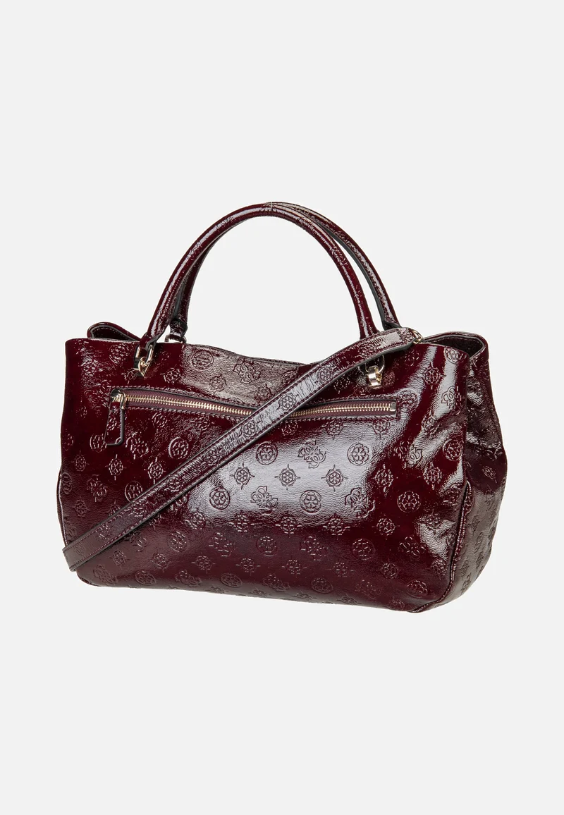 Carmella Girlfriend 25060 Burgundy Logo - Satchel