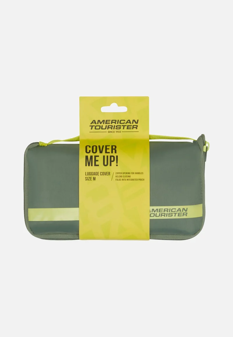 Foldable M Olive/Lime - Luggage Cover