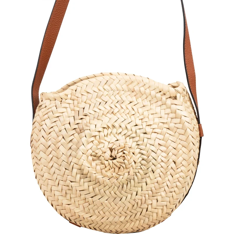 Chloé Raffia Marcie Basket Crossbody Bag