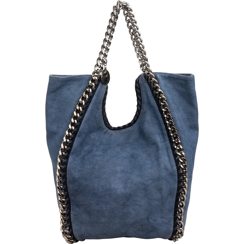 Stella McCartney Denim Falabella Tote Shoulder Bag