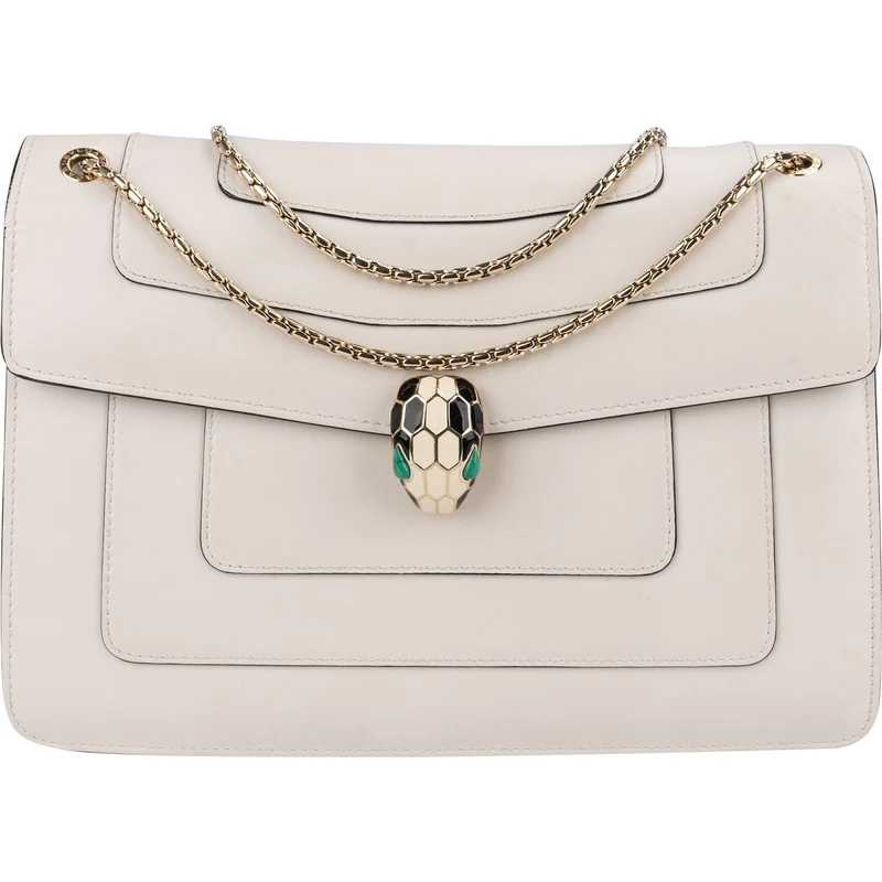 Bulgari Calfskin Serpenti Forever Shoulder Crossbody Bag