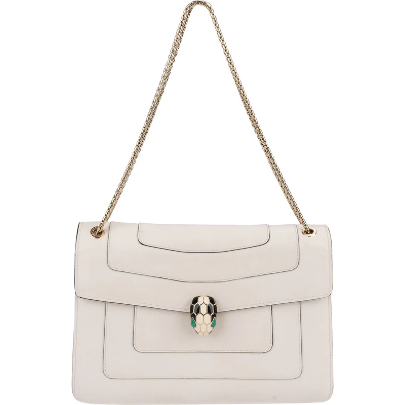 Bulgari Calfskin Serpenti Forever Shoulder Crossbody Bag