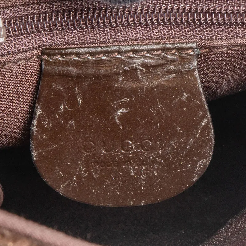 Gucci Velvet GG Monogram Hobo Shoulder Bag