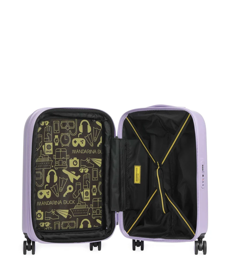 Mandarina Duck Logoduck+ 4-Rollen Trolley frosty lilac