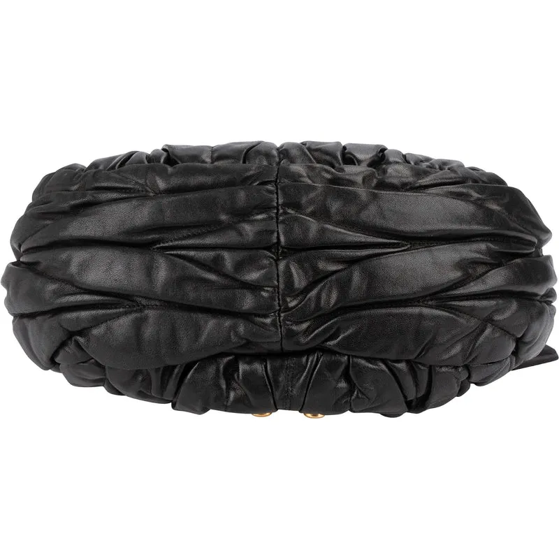 Miu Miu Matelassé Leather Coffer City Handbag
