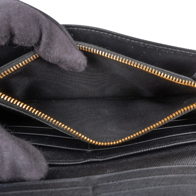 Prada Saffiano Leather Continental Wallet 1M1132