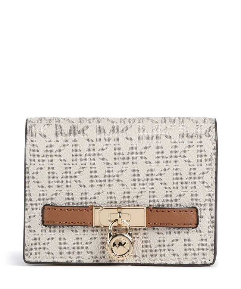 Michael Kors Hamilton Moderne Small Geldbörse vanilla/acorn