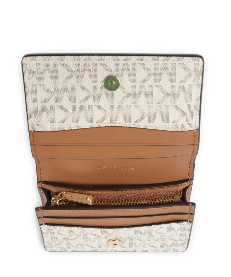 Michael Kors Hamilton Moderne Small Geldbörse vanilla/acorn