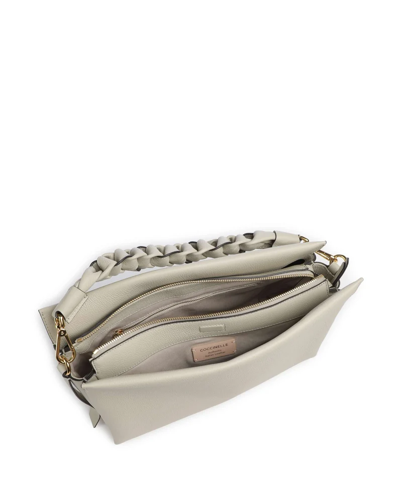 Coccinelle Boheme Grana Double Beuteltasche eucalipto/fango