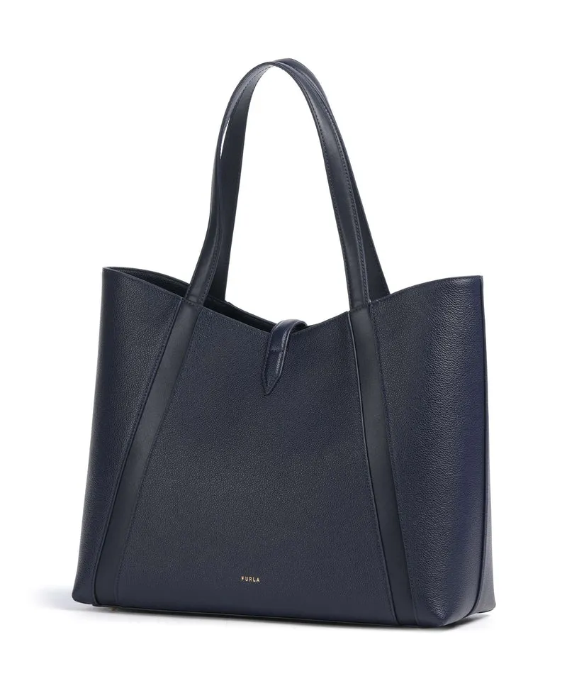 Furla Goccia L Shopper blu reale