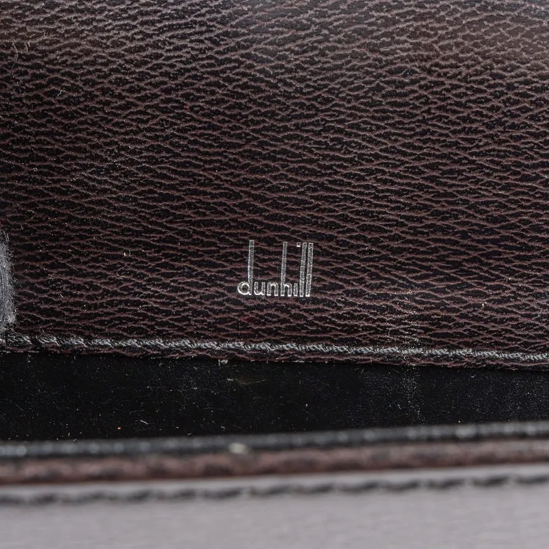 Dunhill Black Leather Briefcase Handbag